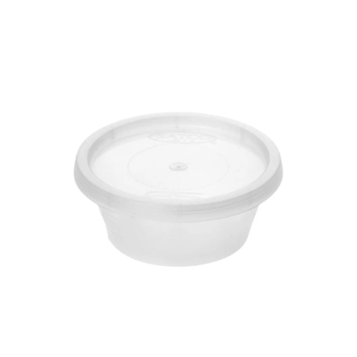 2oz Round Plastic Container