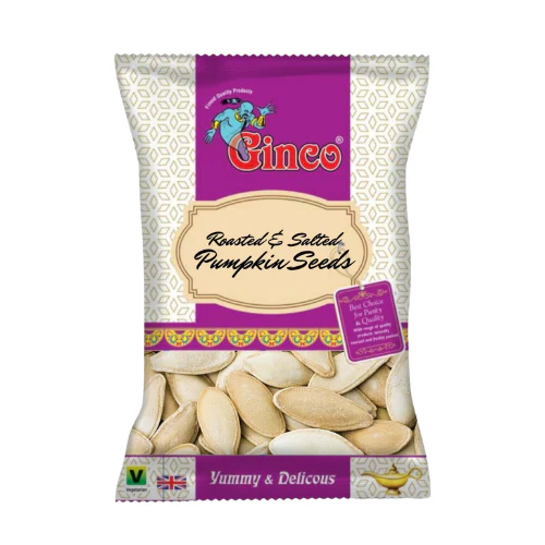 Ginco Roasted & Salted Pumpkin Seeds (100g X Pack of 10)