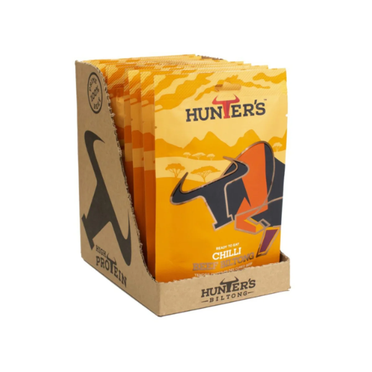 Hunter's Chilli Beef Biltong (28g X Pack of 10)