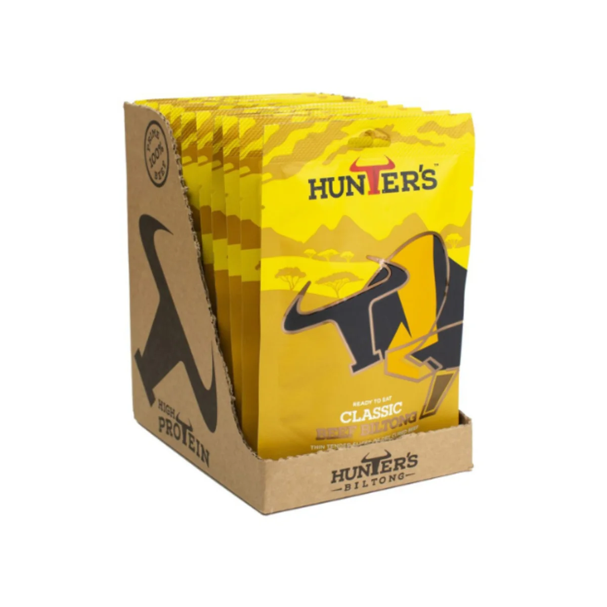 Hunter's Classic Beef Biltong (28g X Pack of 10)