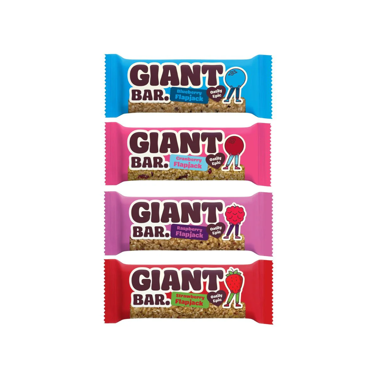 Ma Baker Giant Bars - Berry Mix (90g X Pack of 20)